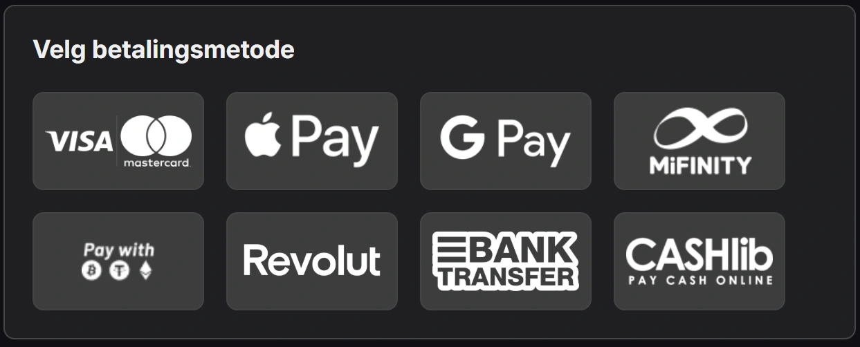 VibeBet Casino NO Bank og Innskudd