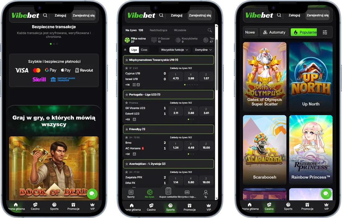 Gra mobilna w VibeBet Casino PL