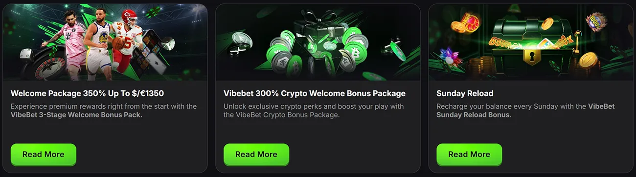 VibeBet Casino UK Promotions